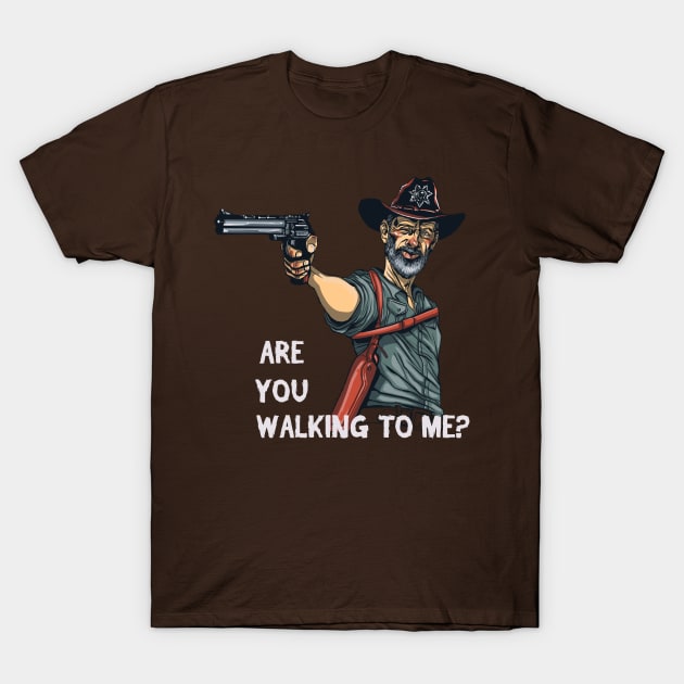 Are you walking to me? T-Shirt by Zascanauta